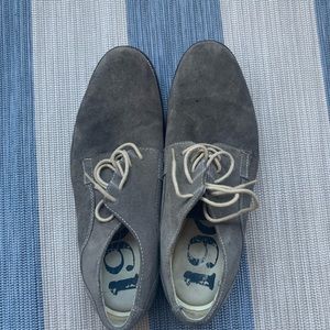 Suede dress shoes